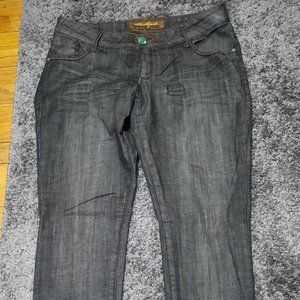 LIKE NEW!!! Black Denim SOUTHPOLE Jeans (Junior Size 15)